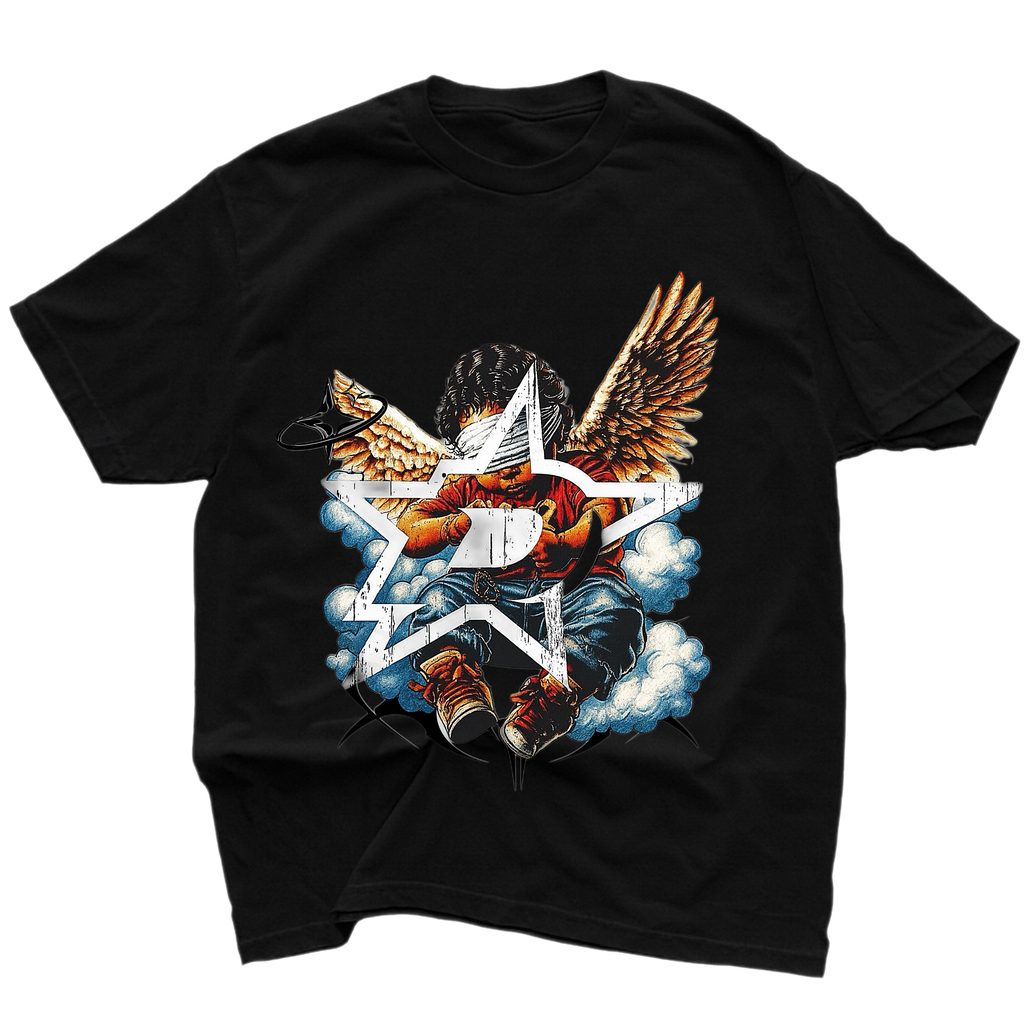 D logo angel T-shirt
