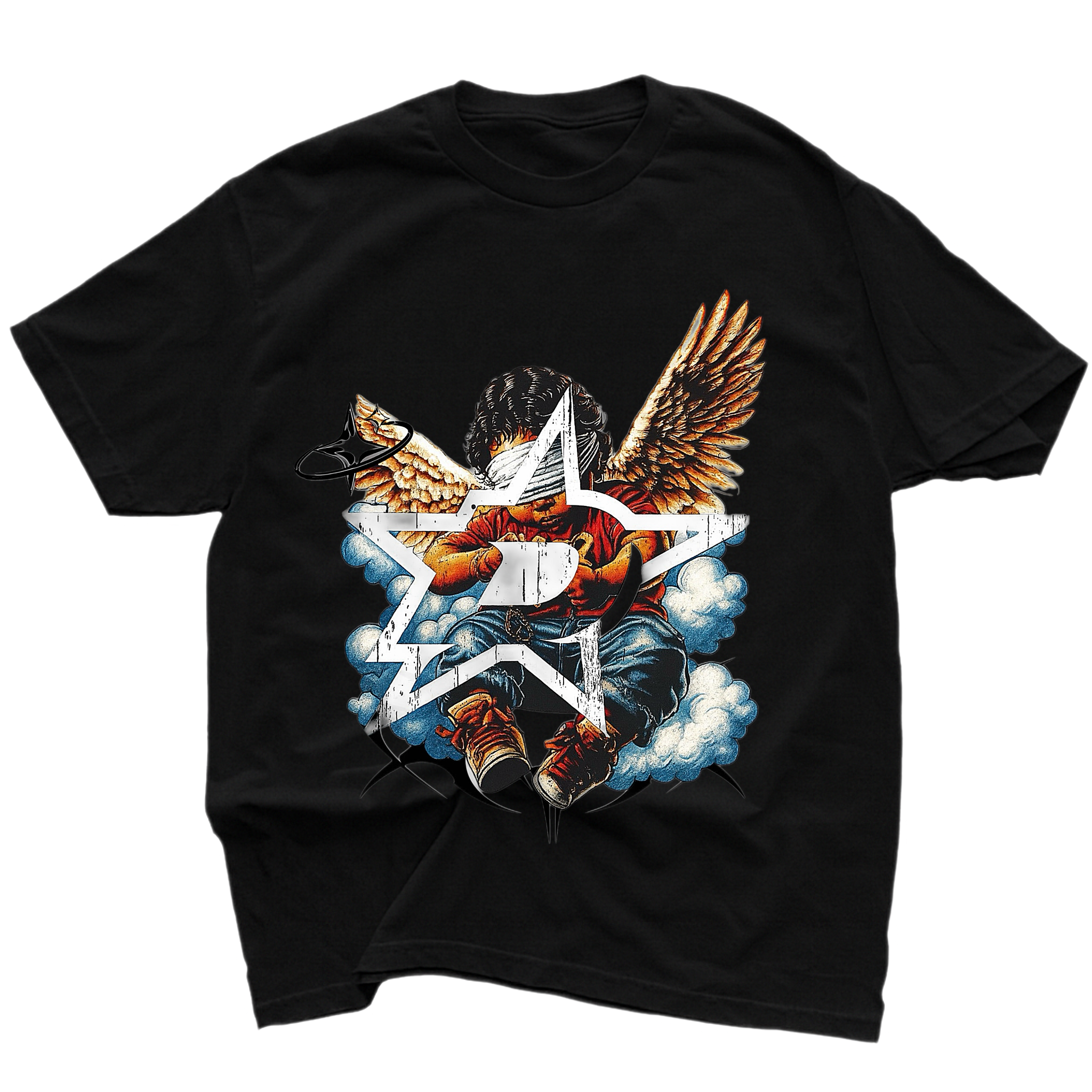 D logo angel T-shirt